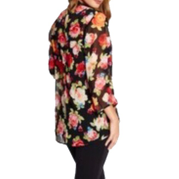 Guess Floral Kimono Cardigan Size XS - Picture 2 of 7